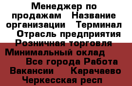 Менеджер по продажам › Название организации ­ Терминал7 › Отрасль предприятия ­ Розничная торговля › Минимальный оклад ­ 60 000 - Все города Работа » Вакансии   . Карачаево-Черкесская респ.